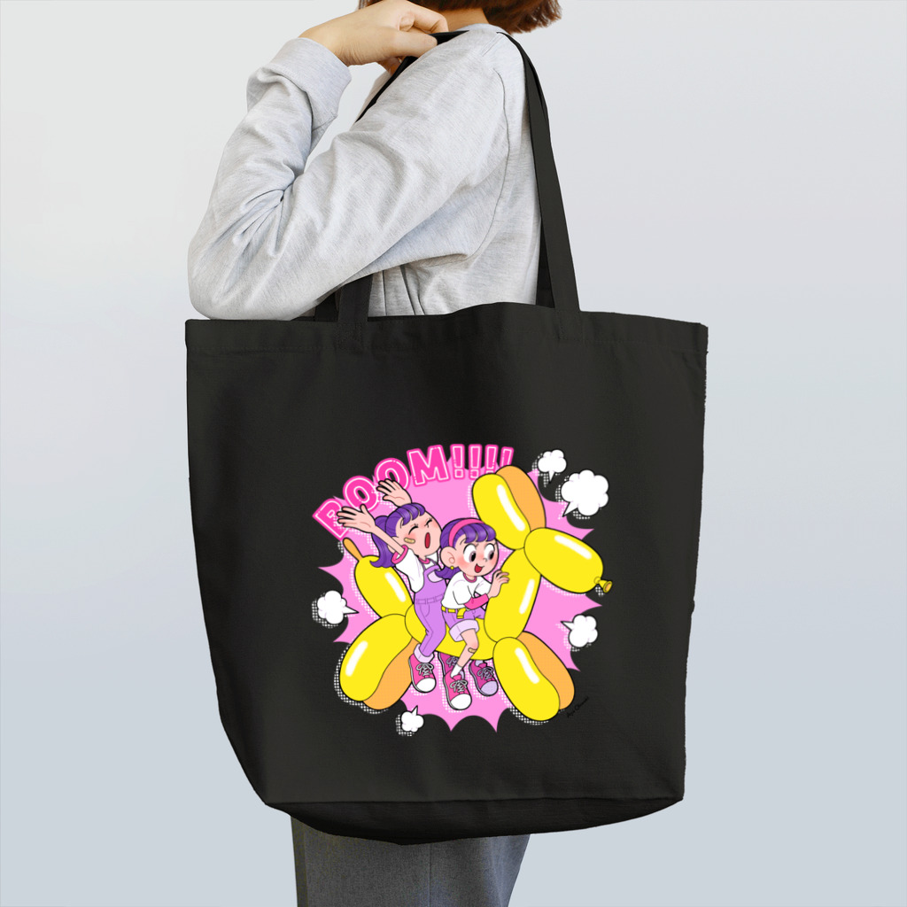 おおつきあやのBALLOON DOG Tote Bag