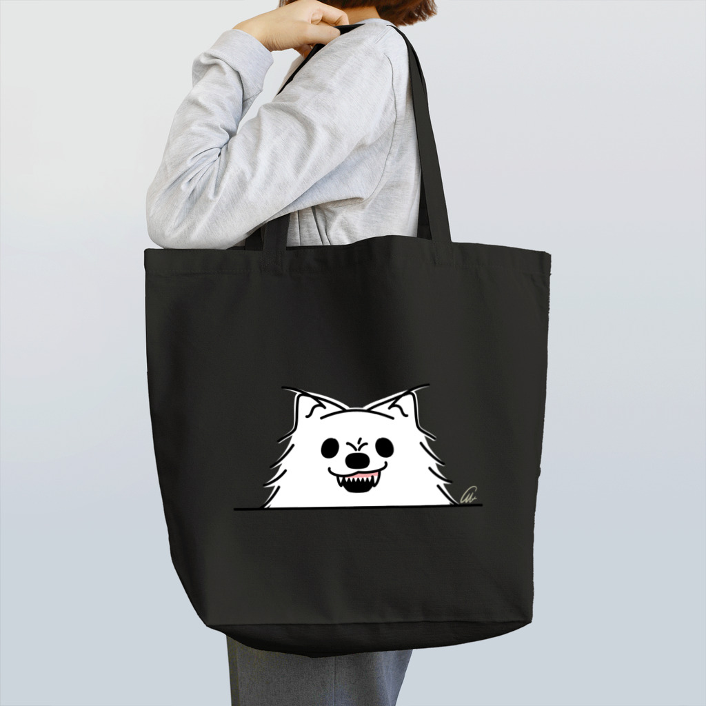 イラスト MONYAAT のポメラニアンっ！*しかも怒っ！ Tote Bag