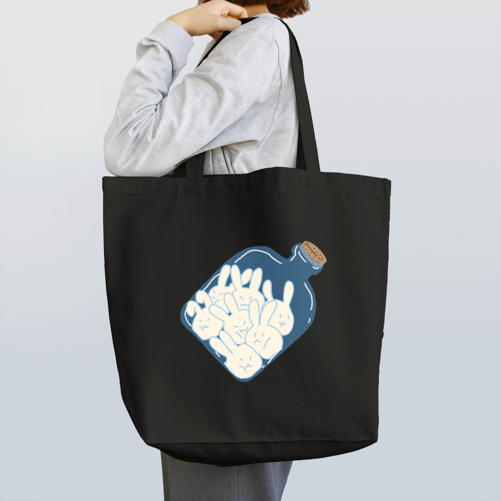 福モウフの瓶詰めうさぎ Tote Bag