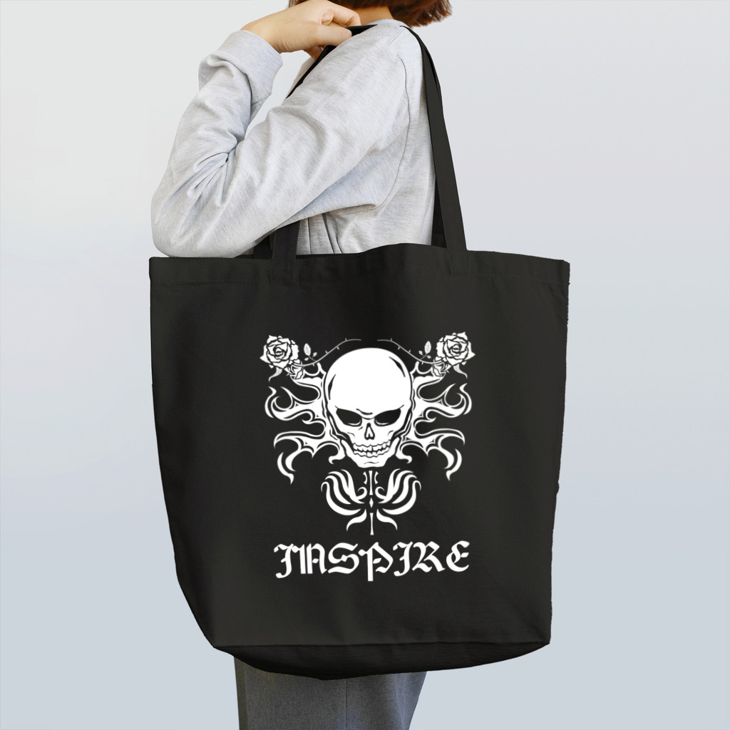 SHINCOCUUの【ドクロ】かっこよくキメてみました Tote Bag