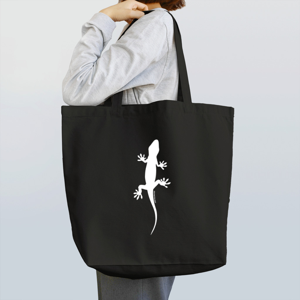 ESCHATOLOGYのlizard（ヤモリ／ホワイト Tote Bag