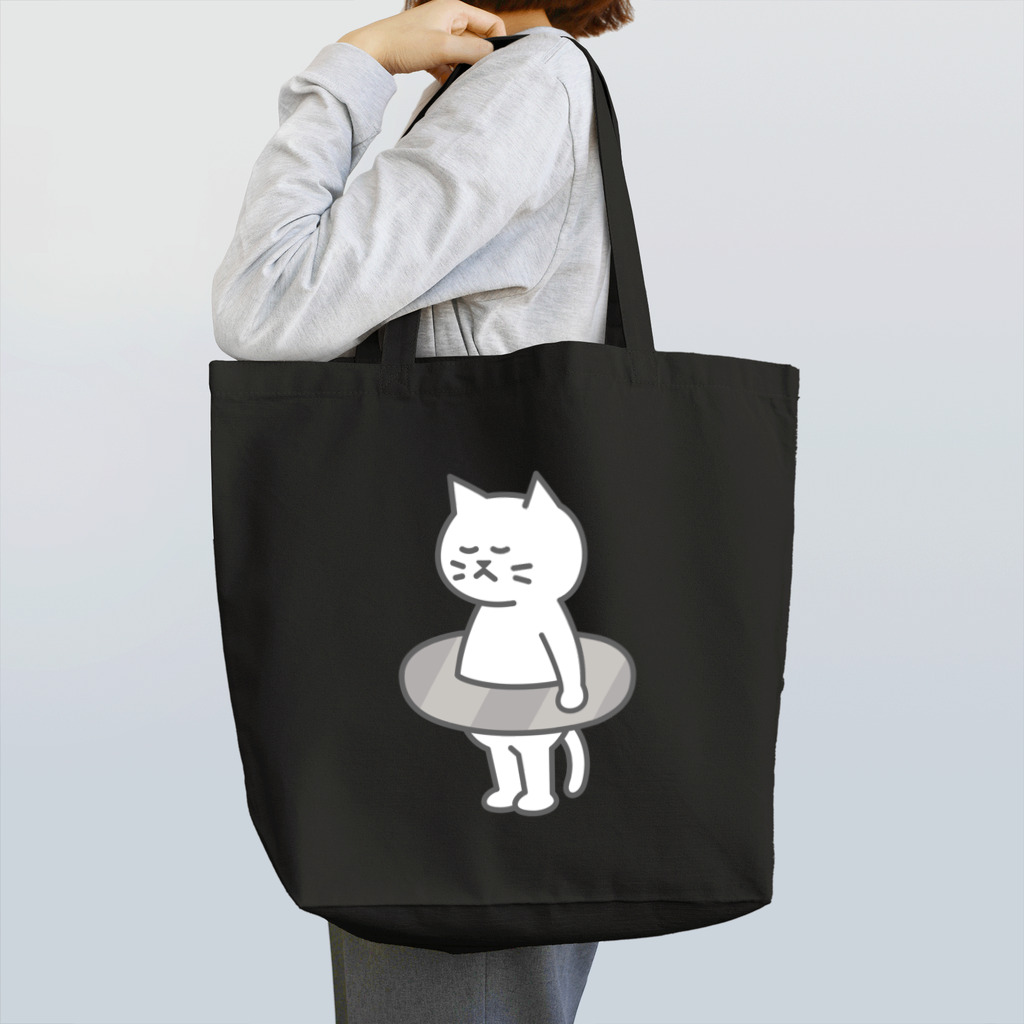 KAWAGOE GRAPHICSのプールが苦手な猫 トートバッグ