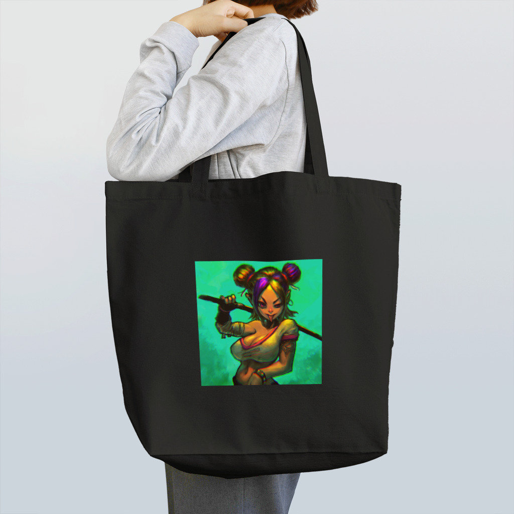 2.5DのRIOT★GIRL Tote Bag