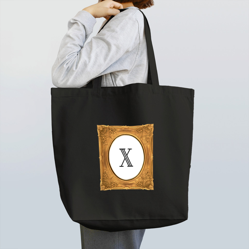 krakatukのkrakatuk額入イニシャル‘X’ Tote Bag
