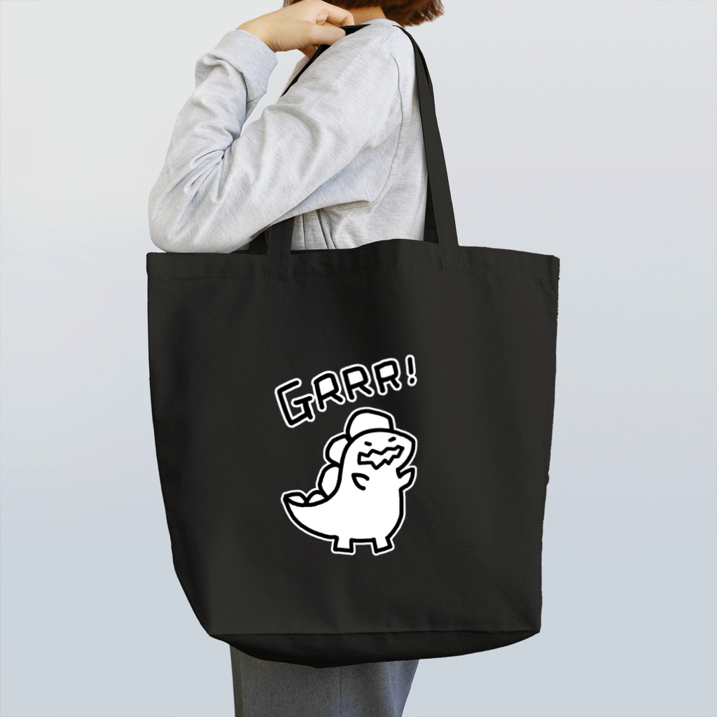 はりーのお店（SUZURI店）の恐竜さん(GRRR!) Tote Bag