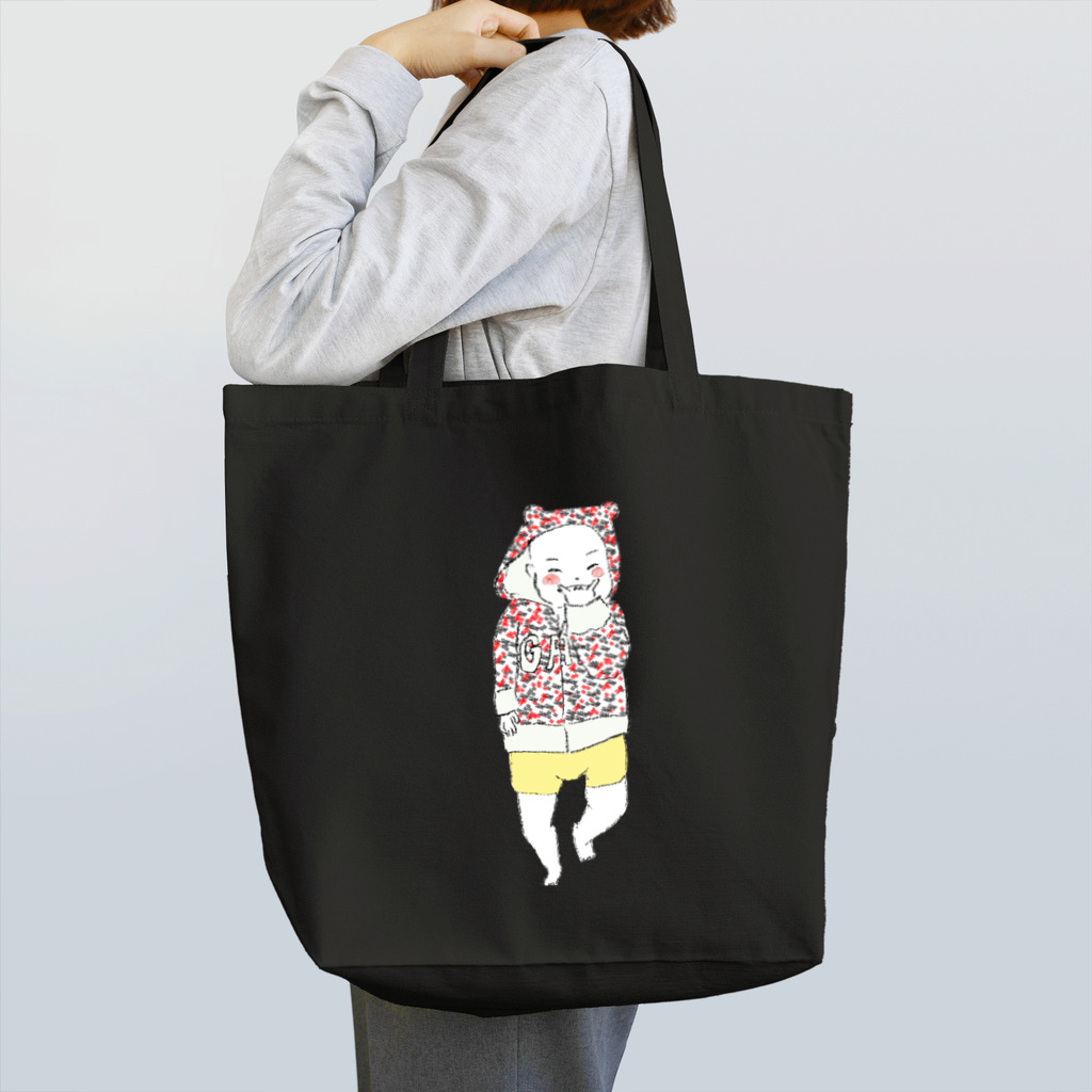 子どもの絵デザインのbaby007 color Tote Bag