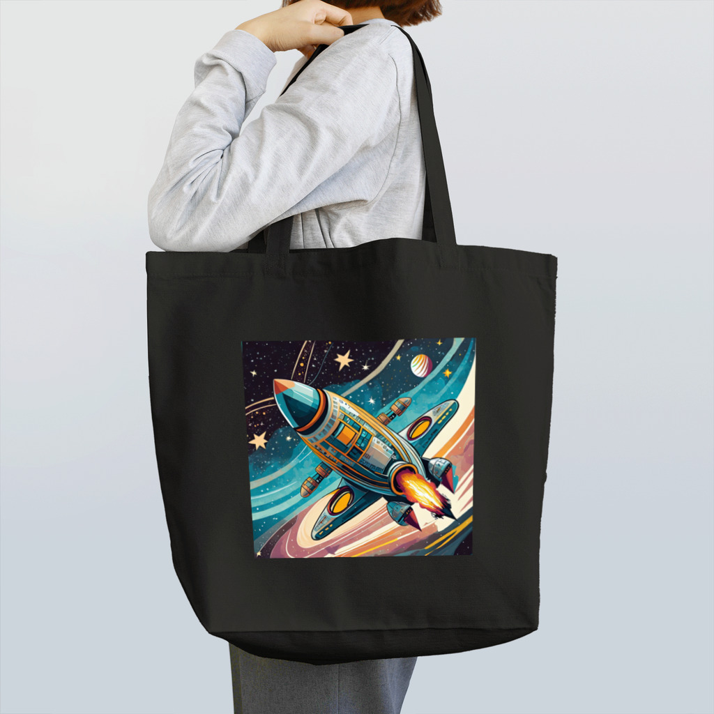 のんびりアート工房の宇宙風 Tote Bag