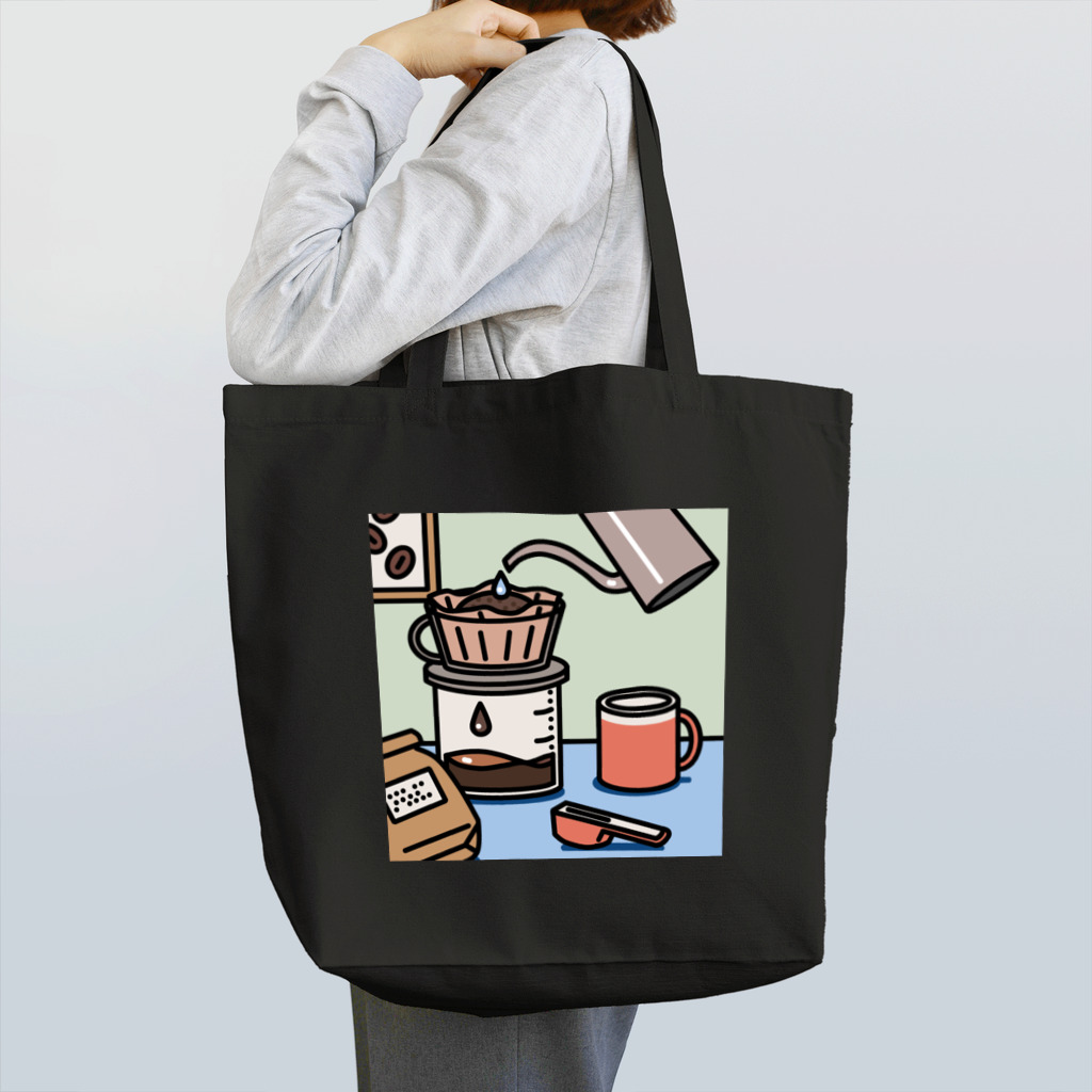 サタケ商店🐅🍛のハンドドリップコーヒー Tote Bag