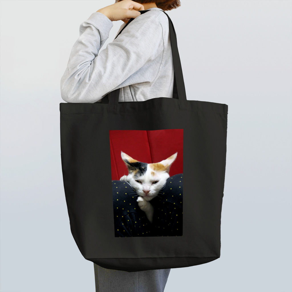 もけけ工房 SUZURI店の妖怪美少女猫びわちゃん Tote Bag