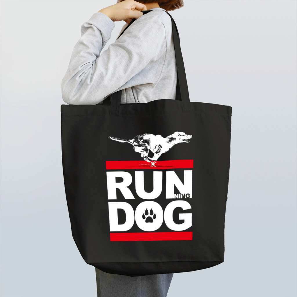 COOL CAT★GRAPHICSのRUNNING DOG　走ってる犬　CCG-005-2B Tote Bag