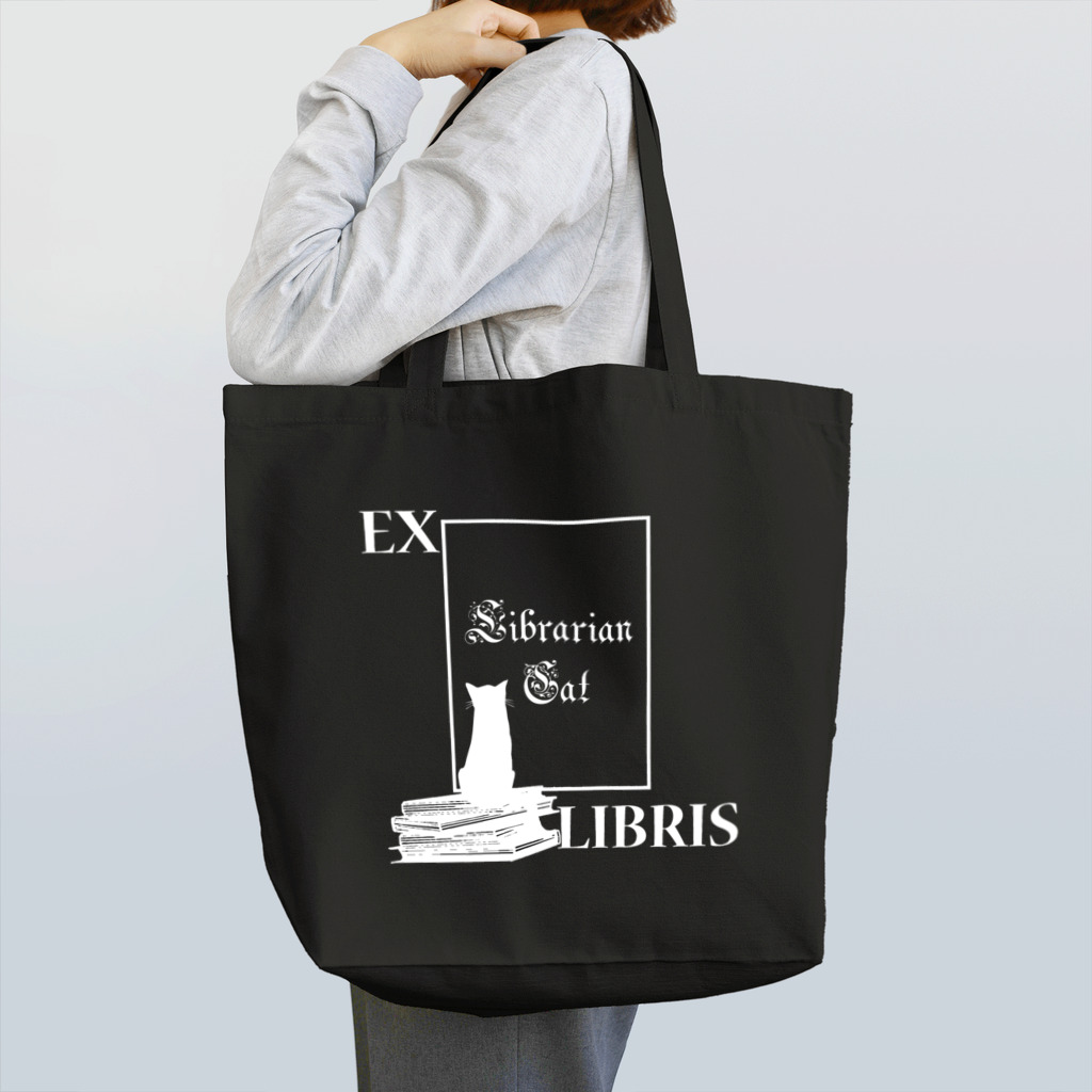 海賊猫 cocoの図書館猫 蔵書印 ♡ Librarian Cat in Ukraine♡ ウクライナ 本と猫 読書 ♡ Donation Items Tote Bag