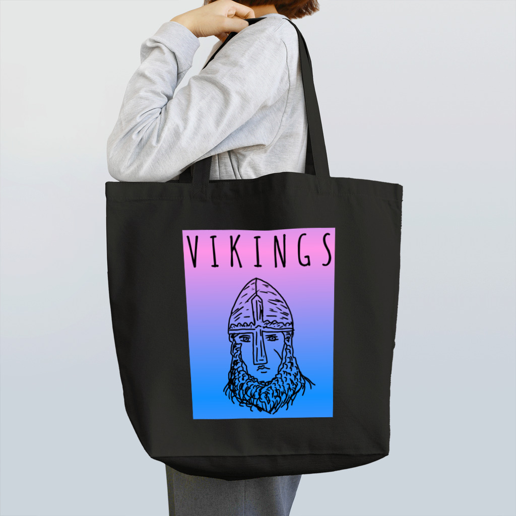 fullcontinue(フルコンティニュー)のVIKINGS-ヴァイキング_グラデーショントートバッグ Tote Bag