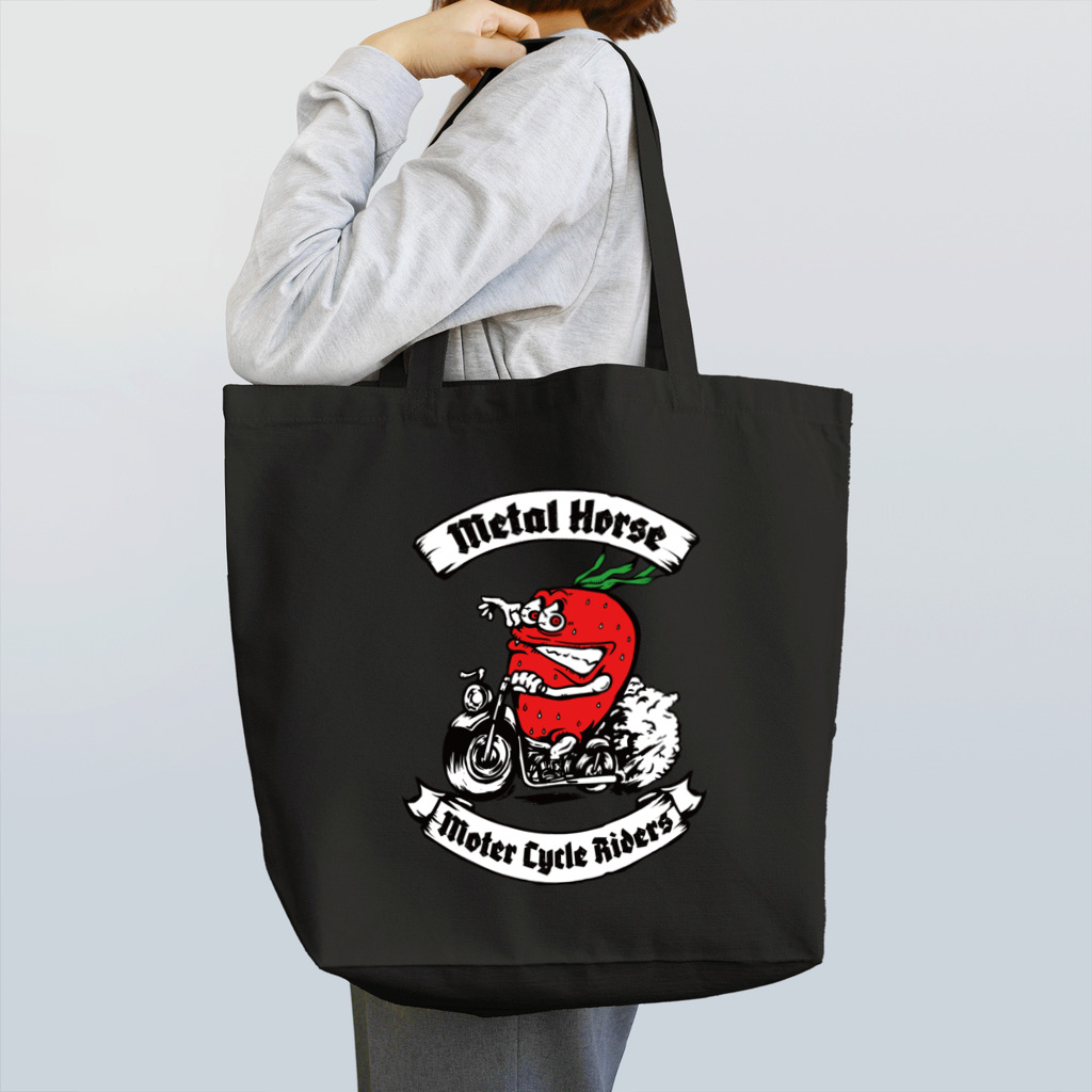 METAL HORSE 金属の馬のMETAL HORSE いちごモンスター Tote Bag