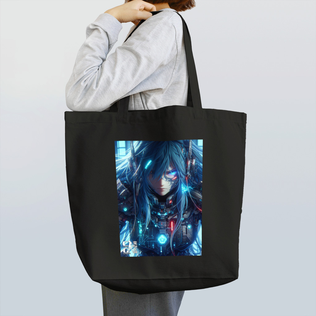 電脳女神 CyberGoddessの帝国軍 強行突撃制圧部隊 隊長【アリシア】 Tote Bag