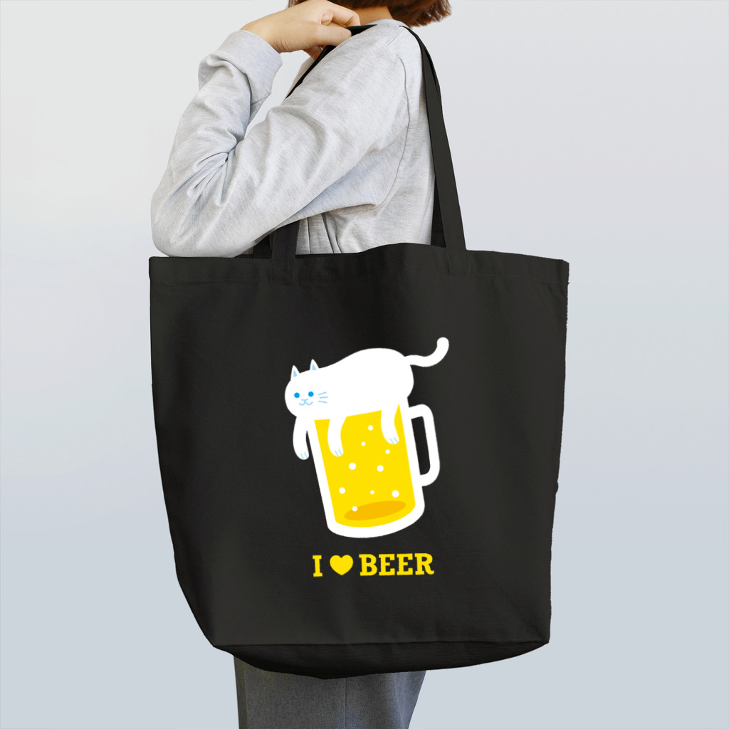 hiropo3のねこ泡ビール Tote Bag