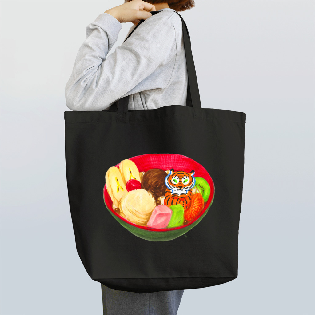 segasworksのクリームあんみつとトラちゃん Tote Bag