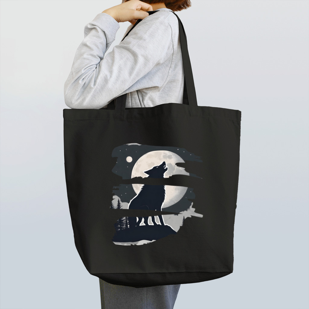 きら星の月と狼 Tote Bag