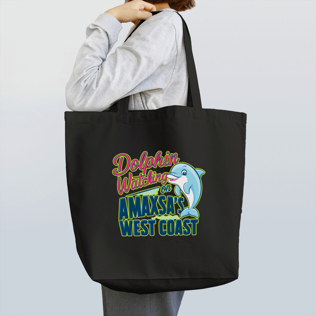 H.webPのAmaxsa西海岸-Dolphin-Watching Tote Bag