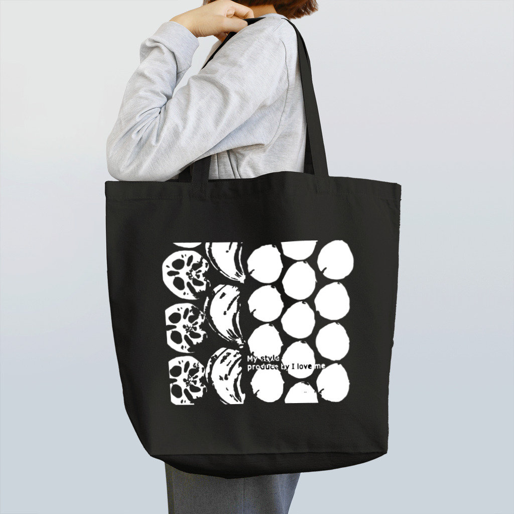 I am fineのベジタブル・ウィンター(ホワイト) Tote Bag