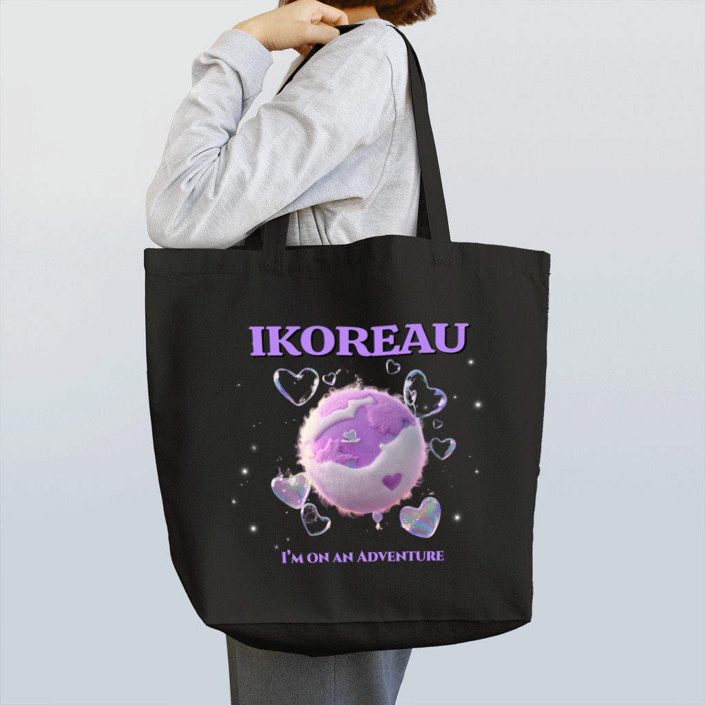 I Korea UのI KOREA U　ふわふわパープル Tote Bag