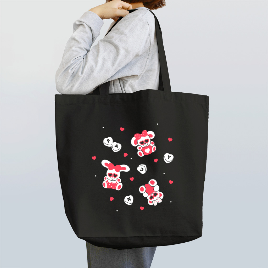 Fancy Surprise!のいぬとうさぎとくまのトート Tote Bag