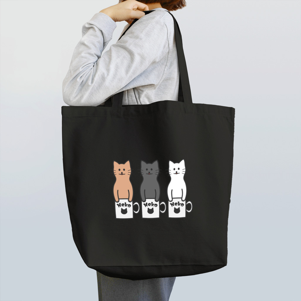 TGTの【猫コップ】 Tote Bag