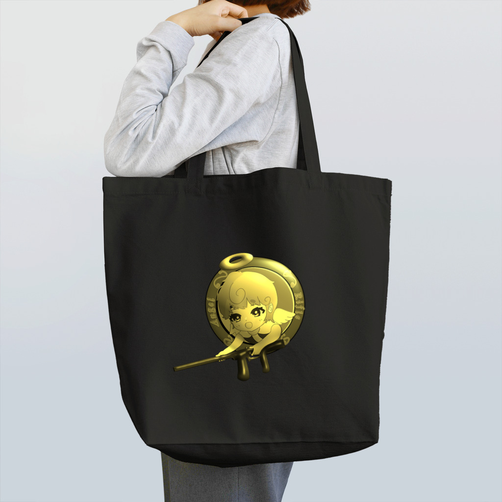 happy-maruの天使✖︎ライフル （アンティークコインVer グッズ Tote Bag