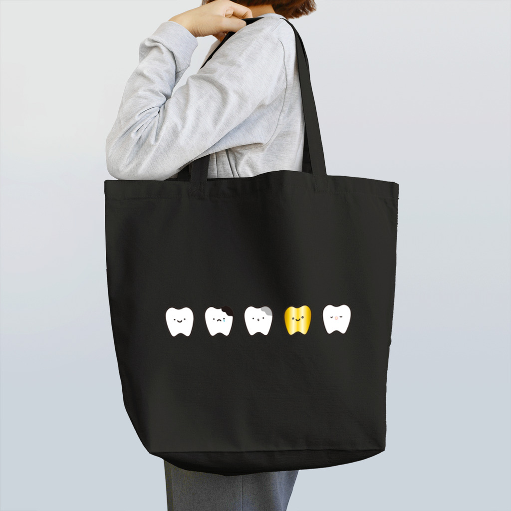 めんめんめんだこ屋のゆかいな歯たち Tote Bag