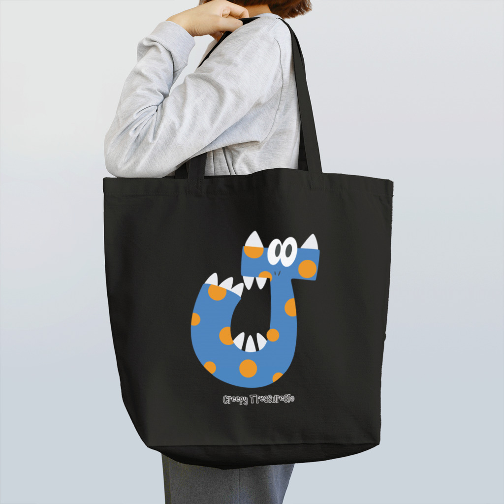 Creepy Treasures!のAlphabet　Monster　【J】 Tote Bag