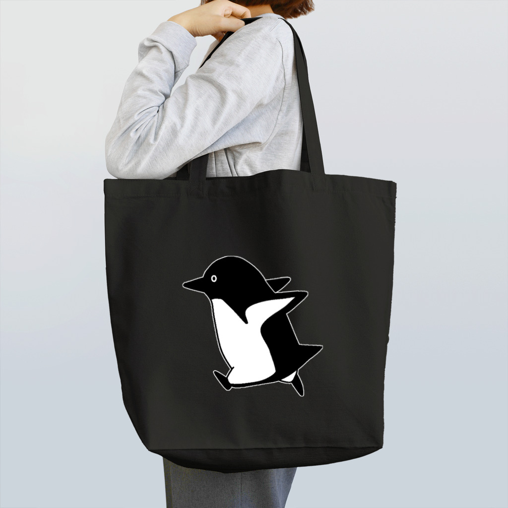 PGcafe-ペンギンカフェ-の走るアデリーペンギン Tote Bag