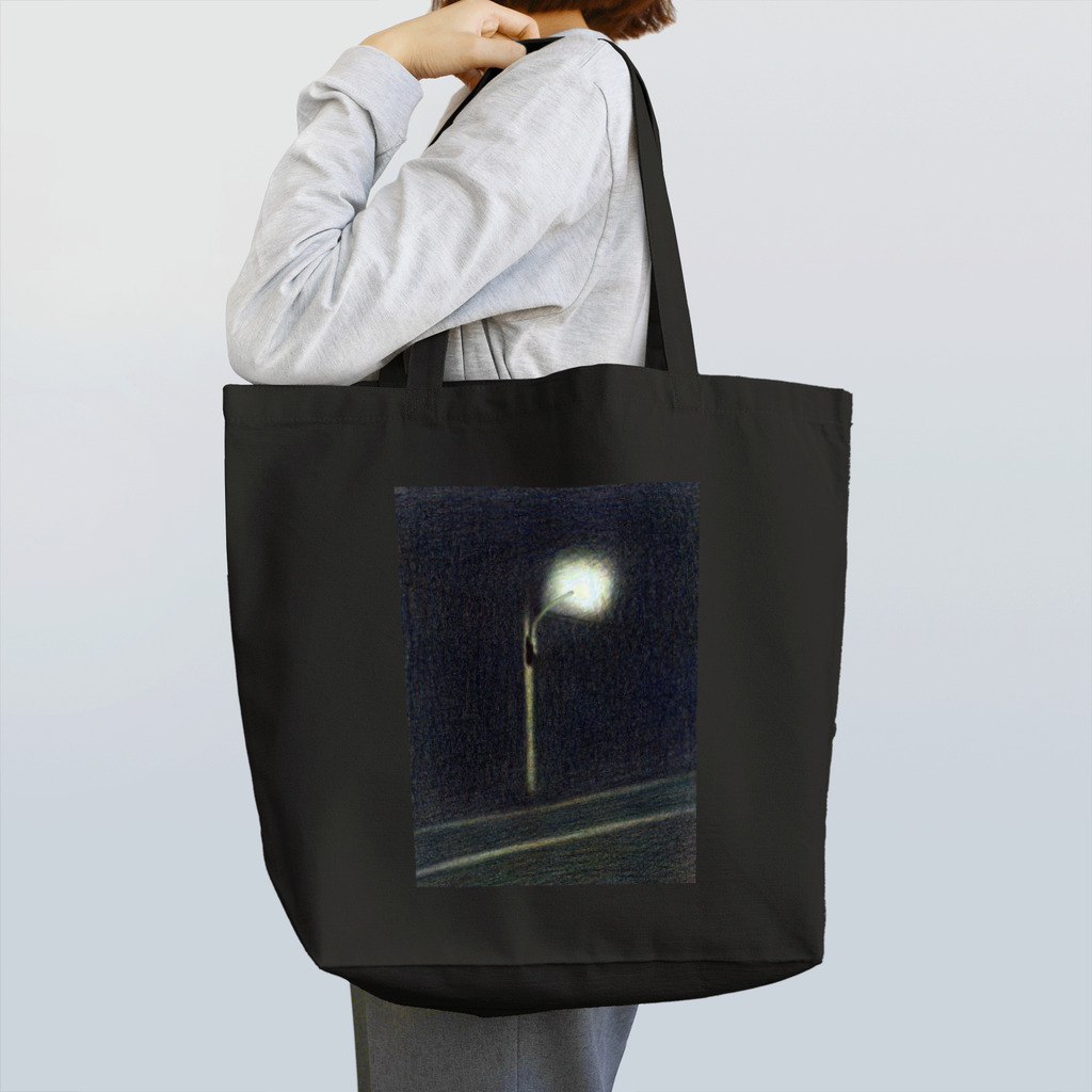 しもけんの真夜中の電柱 Tote Bag