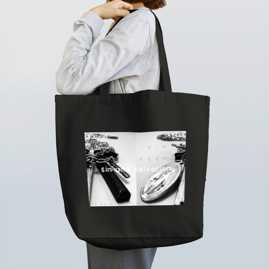 DIMADARA BY VULGAR CIRCUSのSIN AND SALVATION/DB_36 Tote Bag