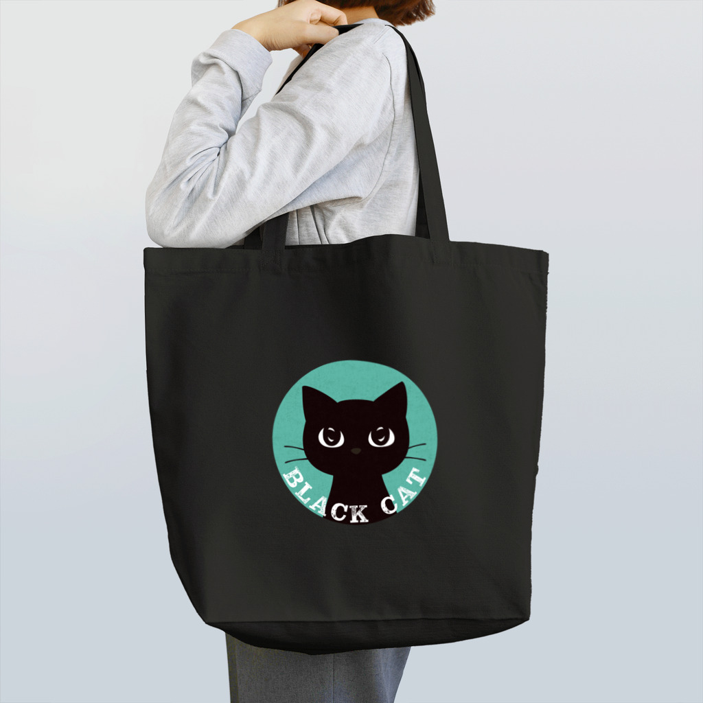 あずき缶のBLACK CAT Tote Bag
