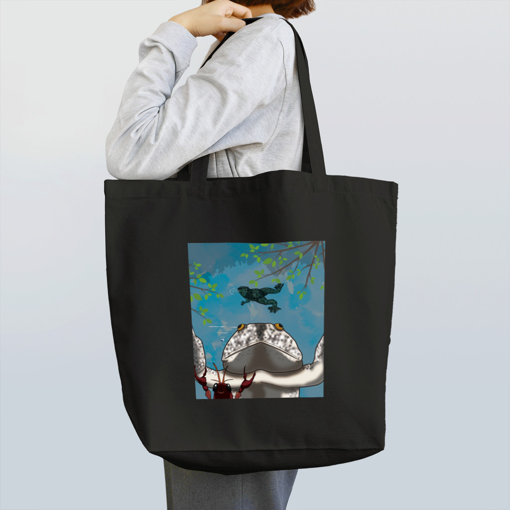 Drecome_Designのアフリカツメガエル Tote Bag