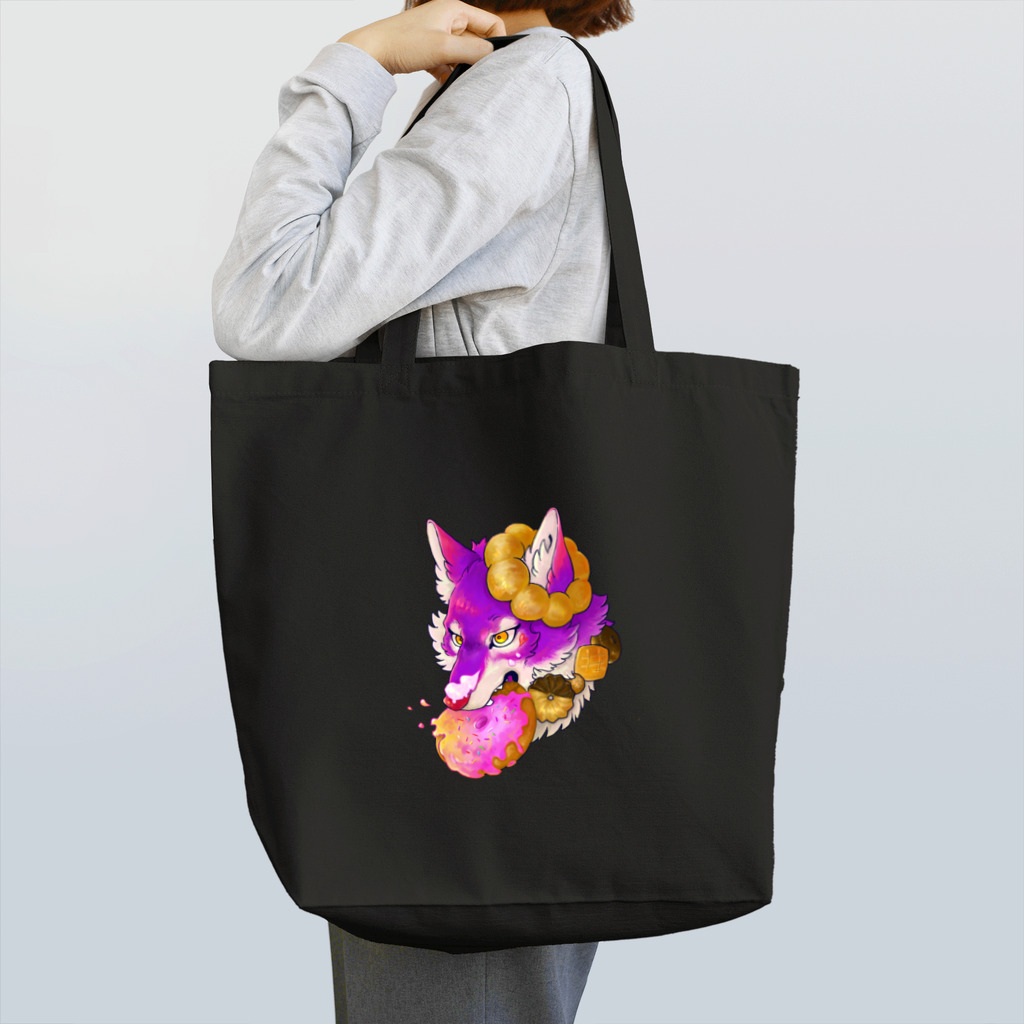 なつめぎの古屋のドーナツ×オオカミ Tote Bag