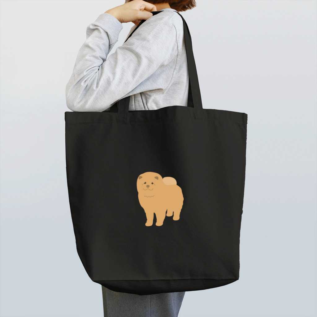 ゆいたっく／犬イラストのチャウチャウ Tote Bag