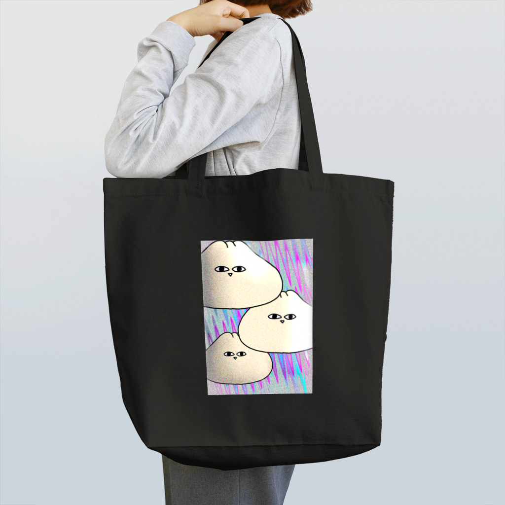 肉まん屋のなんかかっこいいジャケ写風の肉まん Tote Bag