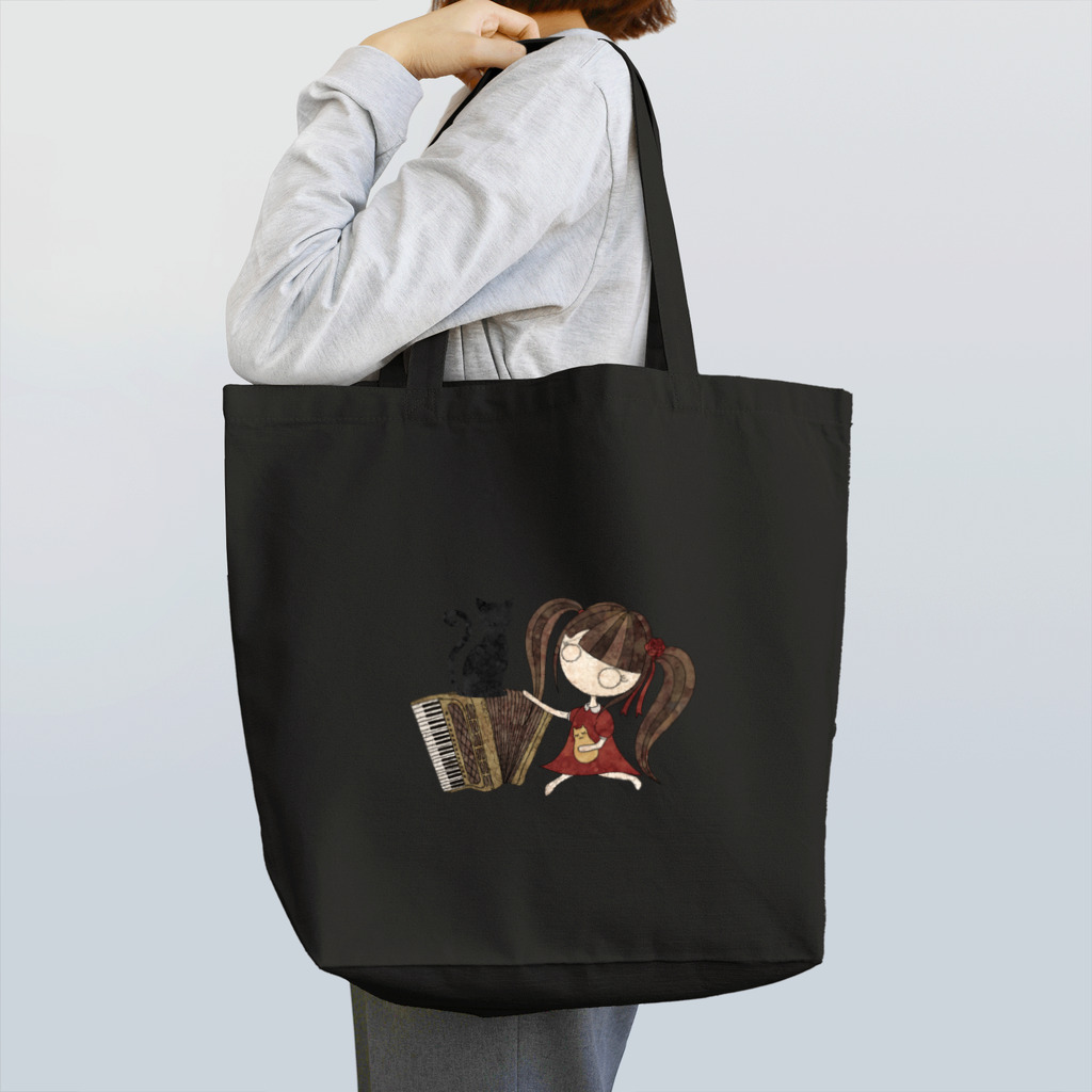 めいめい森のベルガットの猫降る夜 Tote Bag