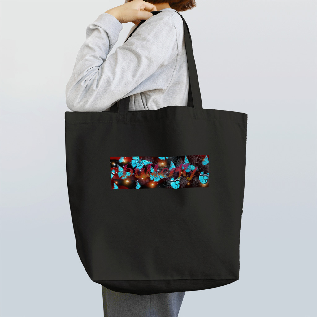 Ame-Ringsのbutterfly Tote Bag