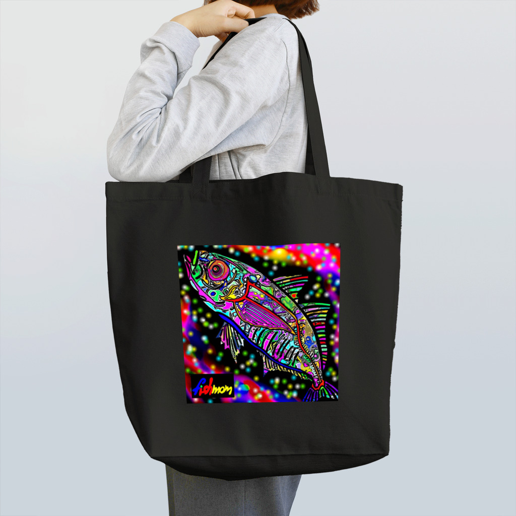 FISH MOM（デザイナー：うーまま）のアジ Tote Bag