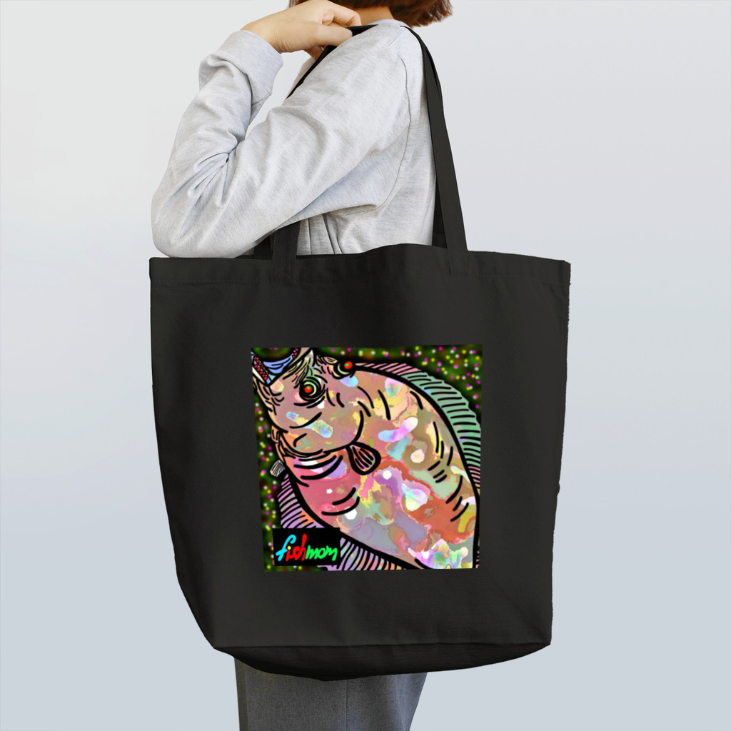 FISH MOM（デザイナー：うーまま）のヒラメ Tote Bag