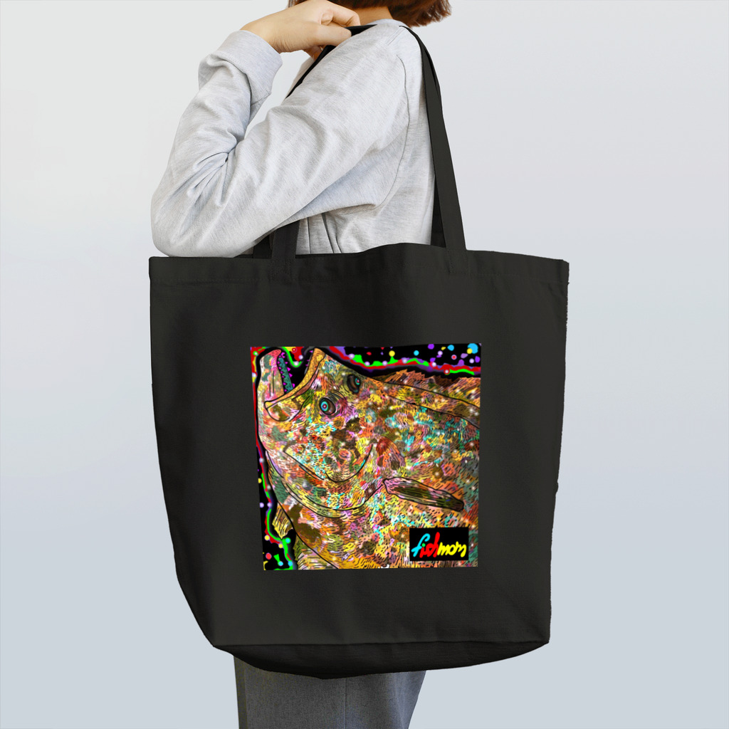 FISH MOM（デザイナー：うーまま）のヒラメ Tote Bag