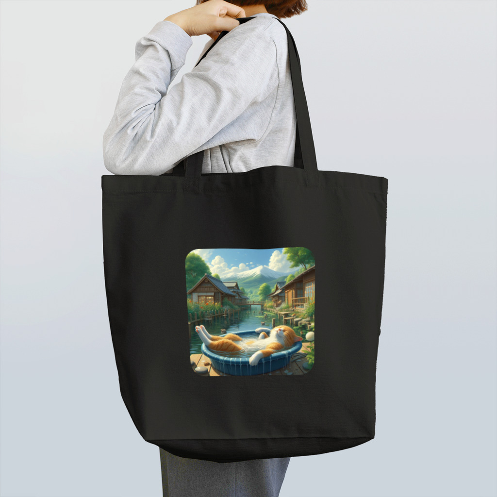 ニャーちゃんショップの眠りネコ Tote Bag