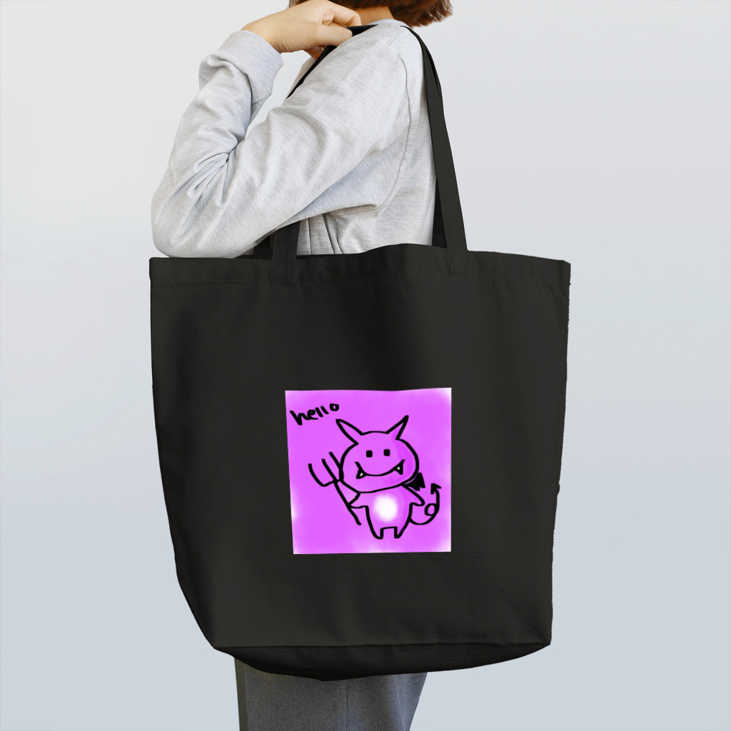 くまさんしょっぷのやさしいあくまさん Tote Bag