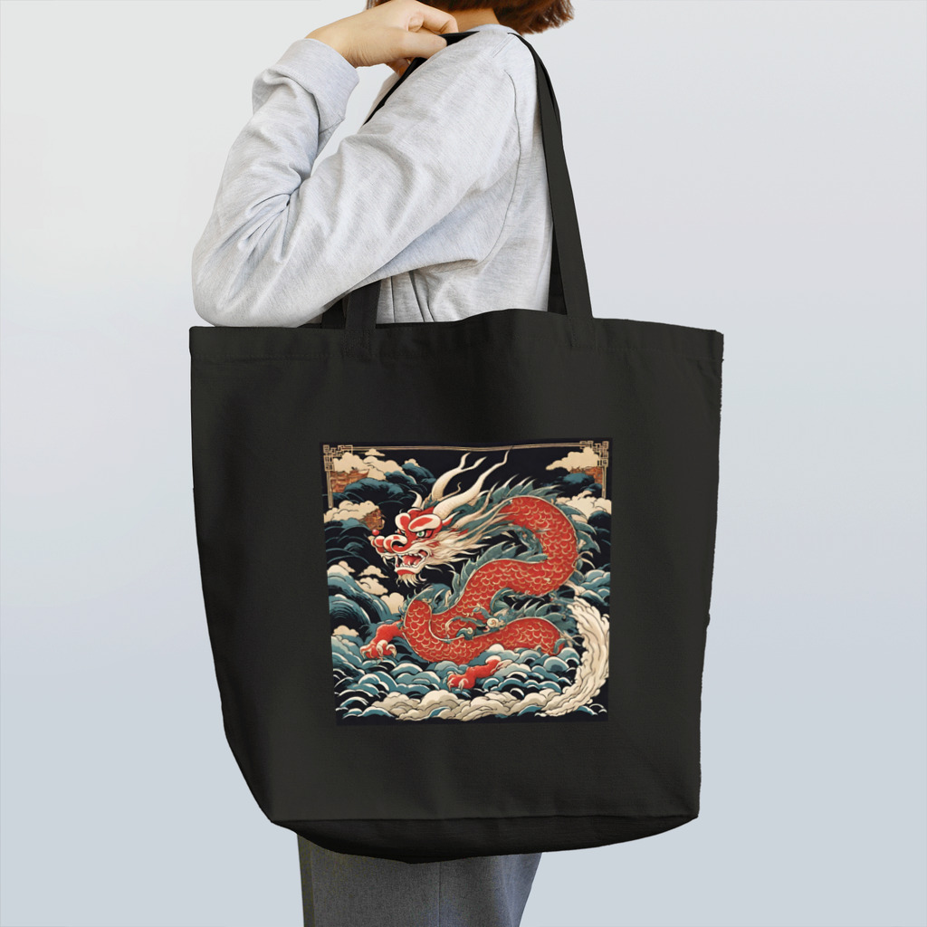 the blue seasonの天候を司る守護神 - 日本の伝説の龍神 Tote Bag