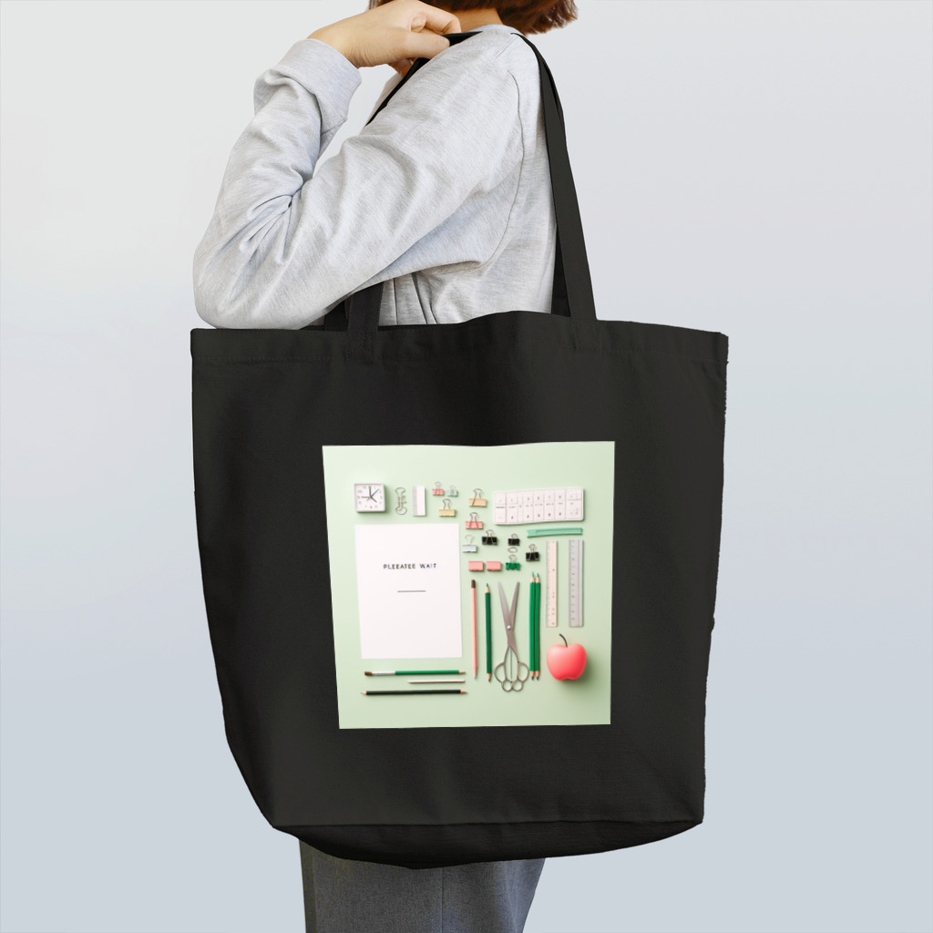 Lock-onの文房具大好き❤緑色02 Tote Bag