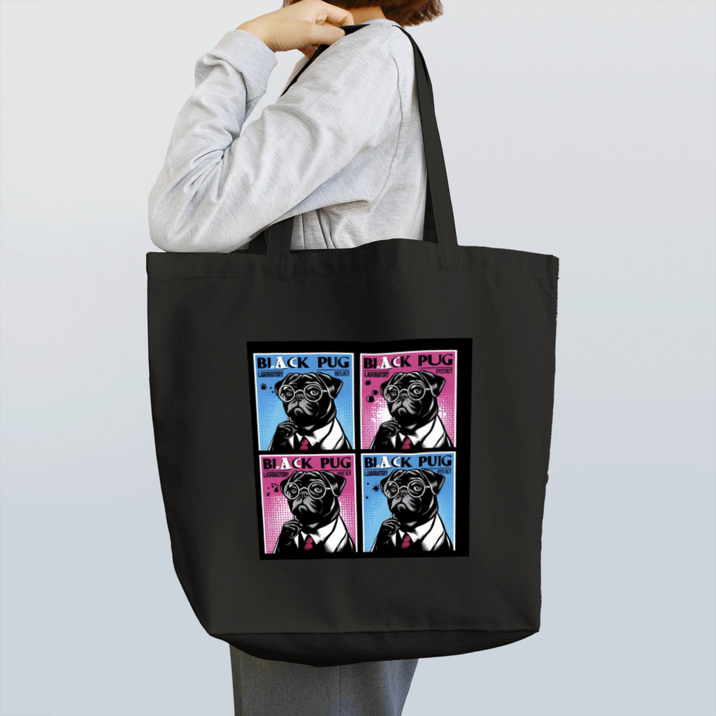 黒パグ🖤Black Pug laboratory🖤のBPL series Tote Bag