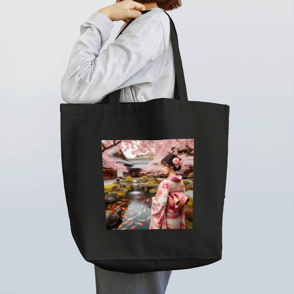 有栖の日本庭園　女性1 Tote Bag