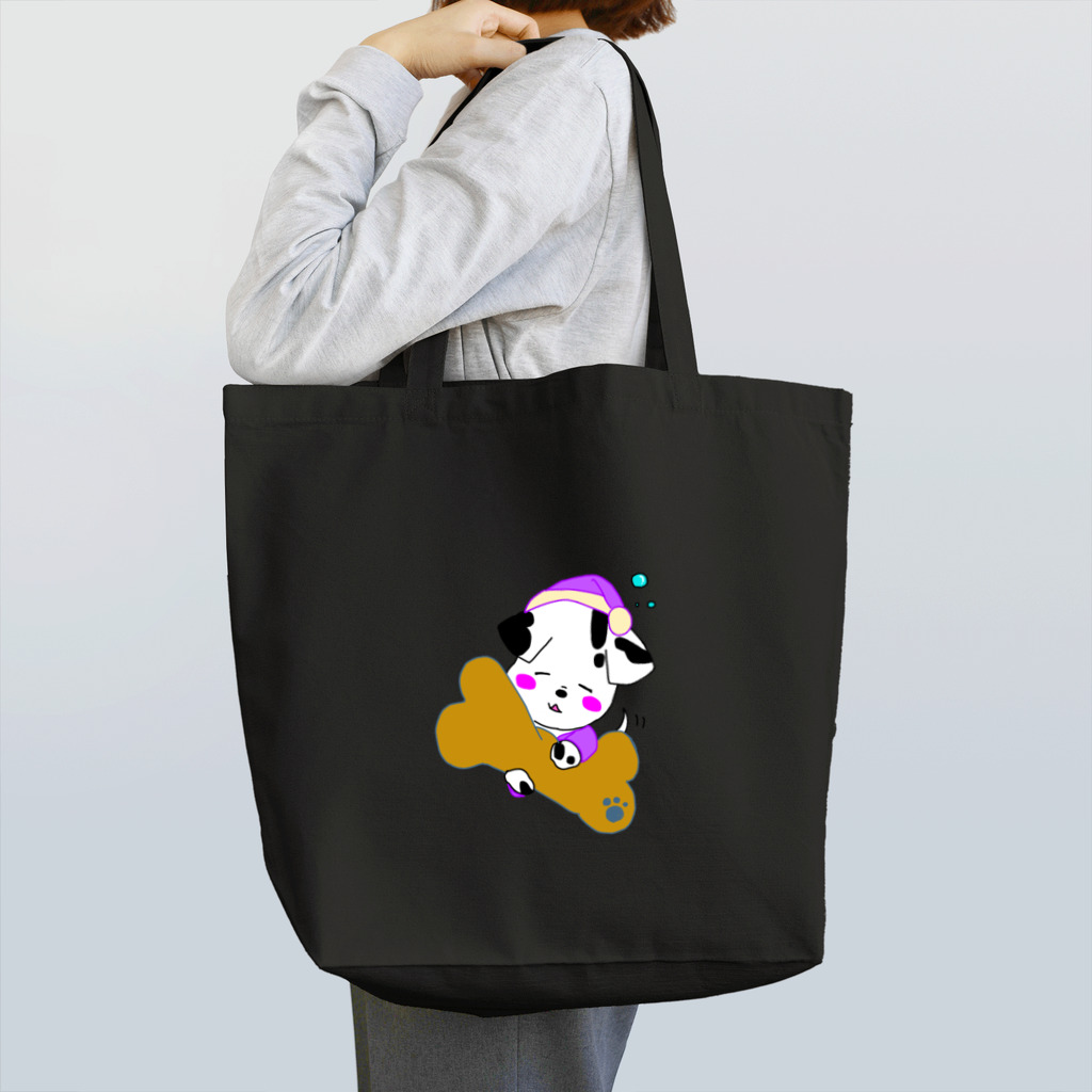 ☆ゆーか☆のぴかぴかしょっぷ！！(出張所)のすやすやわんわん Tote Bag