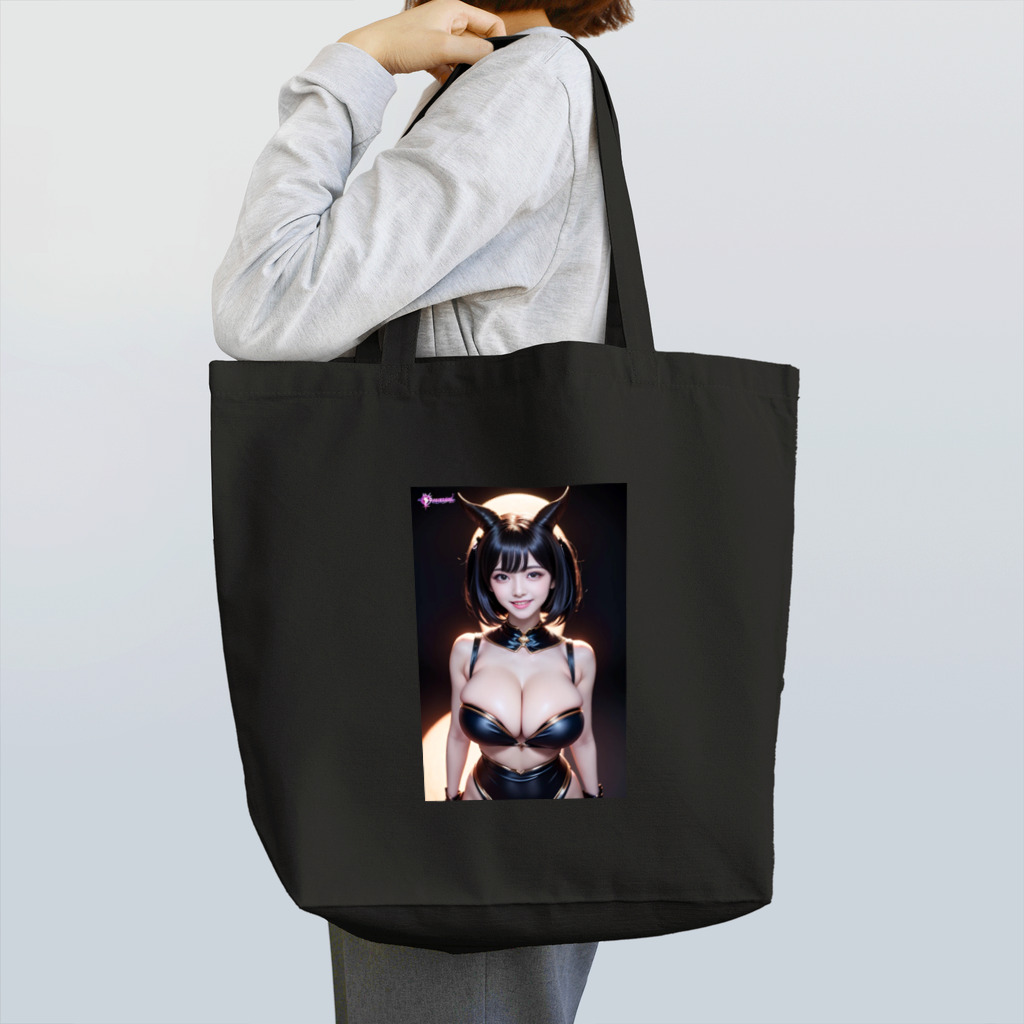 ブリッジの屋台のブラックサキュバス Tote Bag